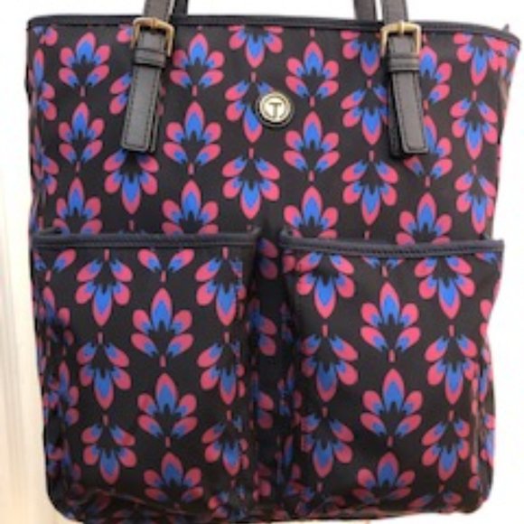 Talbot's Printed Nylon Tote- Medium Like New - Picture 5 of 6